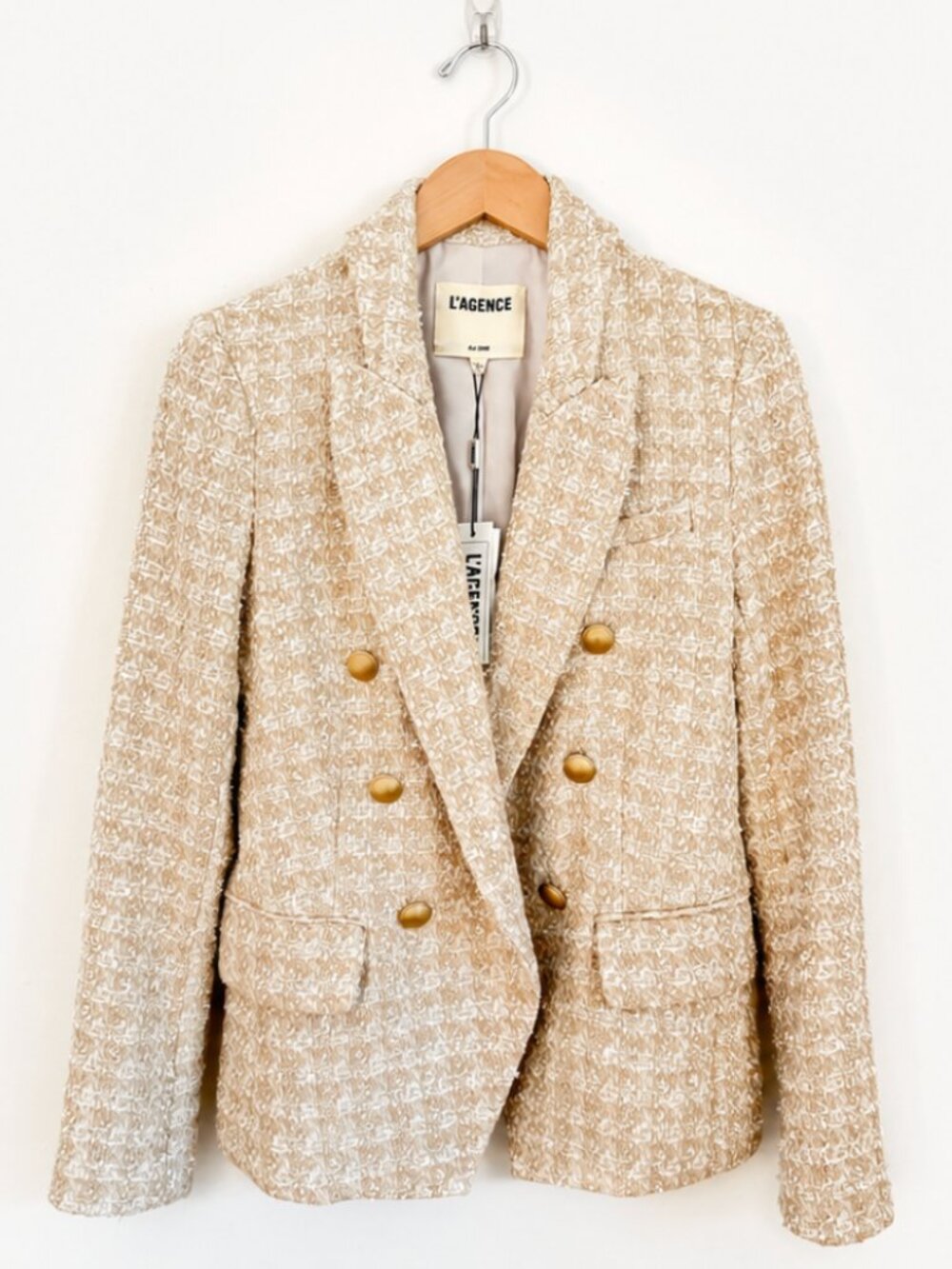 L’Agence Kenzie Tweed Blazer